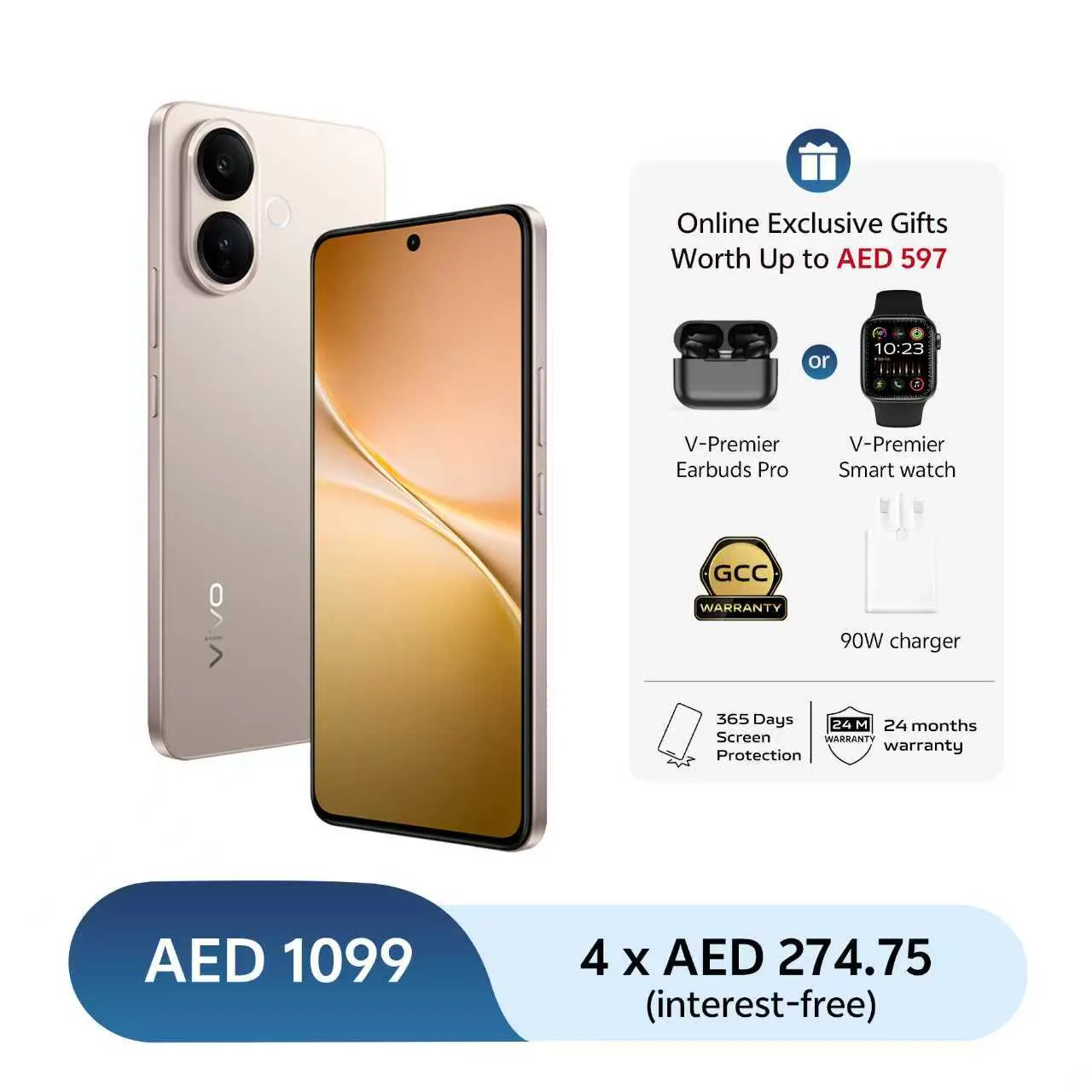 8GB+128GB / Gold