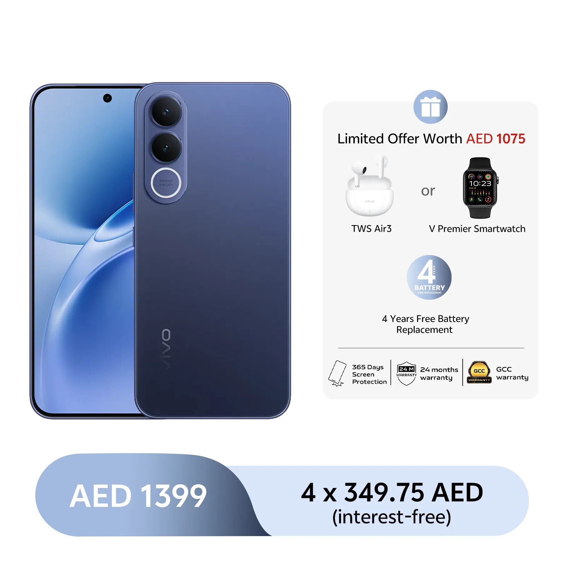 Blue / 8GB+256GB